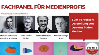 Medienpanel "Zum Vergessen" über die bildliche Darstellung von Demenz in den Medien