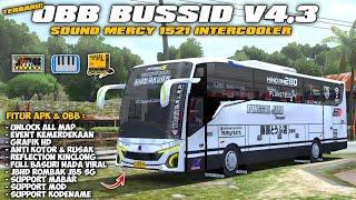 OBB BUSSID V4.3 SOUND MERCY 1521 INTERCOOLER FULL BASURI JBHD ROMBAK JB5 SINGLE GLASS TERBARU