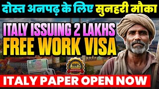 Italy Work Visa | Italy Work Visa 2024 | Italy Work Visa