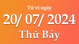 Tử Vi Ngày 20/07/2024 Của 12 Con Giáp | Triệu phú tử vi