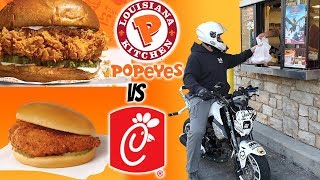 Popeyes vs Chick-fil-a Spicy Chicken Sandwich | Is it worth the hype?