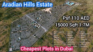 Arabian Hills Estate Plots cheapest Plots in dubai