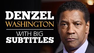 ENGLISH SPEECH | DENZEL WASHINGTON - Put God first (English Subtitles)