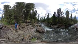 Insta360One X  Icicle Gorge River Trail Loop Hike 4 Leavenworth, Washington