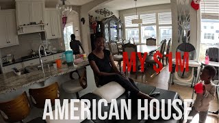 INSIDE MY $1MILLION AMERICAN MANSION HOME!!! Part 1...