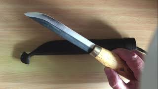 Finnish hunting puukko knife 125mm blade