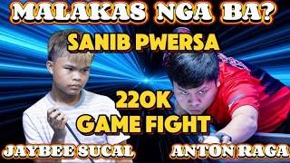 SANIB PWERSA JAYBEE /ANTON VS THE 2 WARRIORS, TATA /TISOY 10  BALLS GAME PAREHAS RACE 17