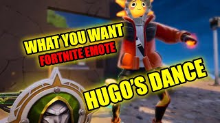 Fortnite FINALLY added Hugo’s Dance “What You Want” Emote