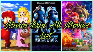 Super Mario Bros All Movies List || Super Mario Bros The Movie || Super Mario Bros live Action Movie