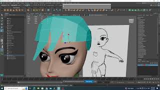 Maya Character Modeling Hair