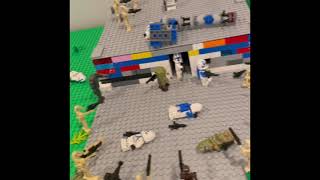 Lego Star Wars Clone base is destroyed by droids