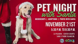 Animal Care Services to offer Pet Night with Santa at La Palmera