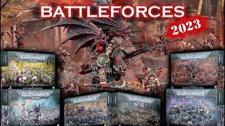 Battleforces of 2023 for Warhammer 40k are here! Contents! First impressions and thoughts!