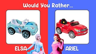 Elsa Frozen vs Ariel, What Would You Rather?