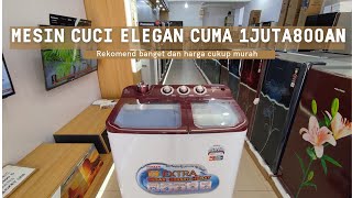 Review Mesin Cuci 2 Tabung Sanken Langsung Dengan Pakarnya | TW-1155 FM