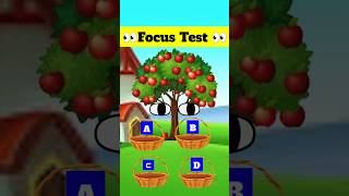 Focus test only for Genius 💡👀| Puzzle Riddles game | #shorts #mindteaser #logiclike