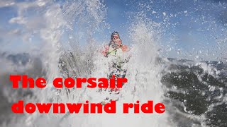 The corsair downwind ride