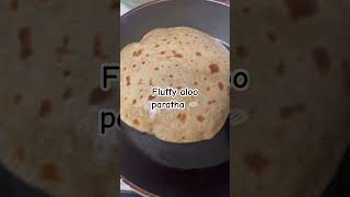 Fluffy aloo paratha 🫓 #alooparatha