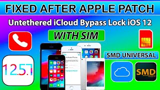 🔥SMD Universal Activator iCloud Bypass with Sim/Signal iPhone 5S/6/6+ iOS 12.5.7 Fixed Apple Patch