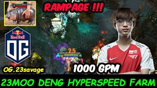 OG.23savage MOO DENG [Alchemist] 1000 GPM HYPER SPEED FARM Rampage Dota 2