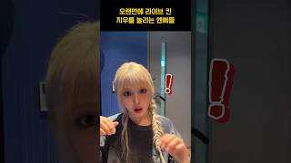 [엔믹스] 라이브에서 지우 놀리는 엔써들