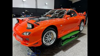 7 day Mega Detail on a 1992 Mazda RX7, Dry iced, Feynlab self healing coating application