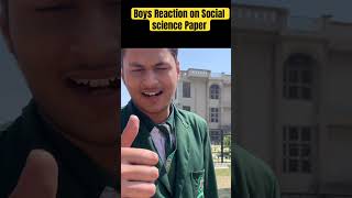 Boys Reaction on Social science paper #cbseboard