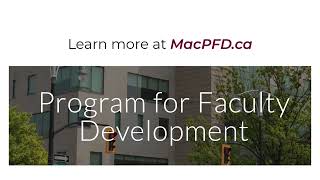 MacPFD Fall 2022 Programming Promo