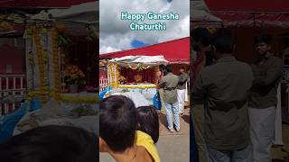 Ganesh chaturthi in New York  #ganesh #ganeshchaturthi #shortvideo