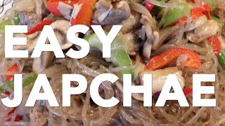 Easy Japchae (Korean Noodles) Recipe || Gastrofork