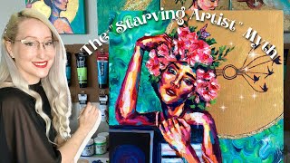 Art Studio Vlog/ The "Starving Artist" Myth