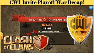 CWL Invite Playoffs! King Jeffrey vs Syria Paradise