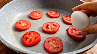 1 tomato 2egg!! Quick, recipe breakfast,! Simple and delicious recipes!!!