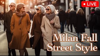 Autumn 2023 Street Style Italy 🇮🇹 Everyday Elegant Dressing. A walk down Milan's fashionable street