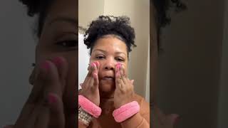 Skincare routine to watch the solar eclipse. Safety First #solareclipse #shortsvideo