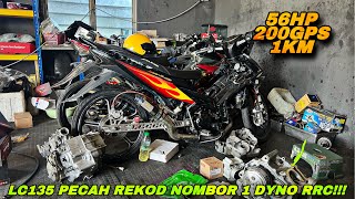 LC135 PECAH REKOD HP TERTINGGI RRC! | 200KMH GPS 1KM SELAMBA HP MCM NI! | BENCI POMEN SEMBANG LEBAT!