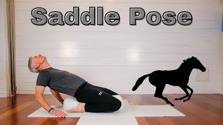 Yin yoga 50+: How to do Saddle pose