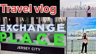 New Jersey Exchange Place || Summer Travel 🏝️🌞 !? #travel #jersey #usateluguvlogs #traveldiaries