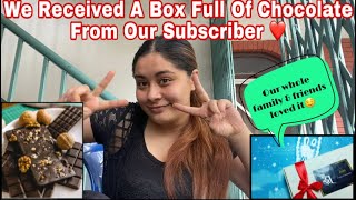 We Received A Box Full Of Chocolates From Our Subscriber Vlog