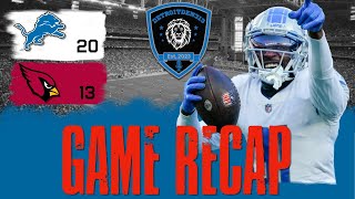 Detroit Lions Escape Disaster in the Desert!