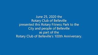 Rotary Club of Belleville - The Rotary Fitness Park Project & Dedication Ceremony