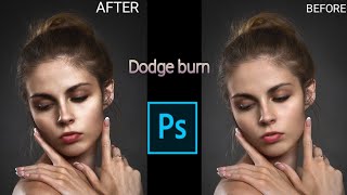 Dodge And burn Technique in Photoshop two setup | #shorts