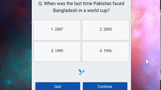 When was the last time Pakistan faced Bangladesh in a world cup