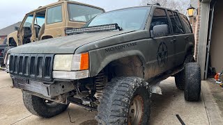 Replacing a transfer case on a Jeep ZJ WITH MINIMAL TOOLS