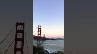 Golden hour at the Golden Gate Bridge! #sanfrancisco #california #goldengatebridge #sunset #travel