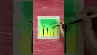 Simple Acrylic Painting | Easy Scenery Drawing for Beginners | Painting Ideas for Beginners | ARTz