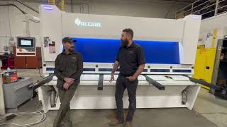 Accurl USA 10' x 1/2" Master Shear Installation Testimony - Delem DAC-360T