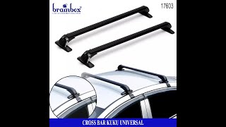 17603 Cross Bar Kuku Universal Crossbar Roofrail Brecket Kaki Palang Rak