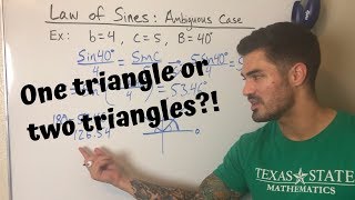 Law of Sines | Ambiguous Case