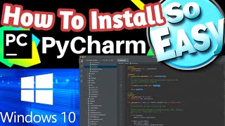 How to Install Pycharm Community Edition 2024.2.2 | Downloading Pycharm IDE for Python on Windows 10